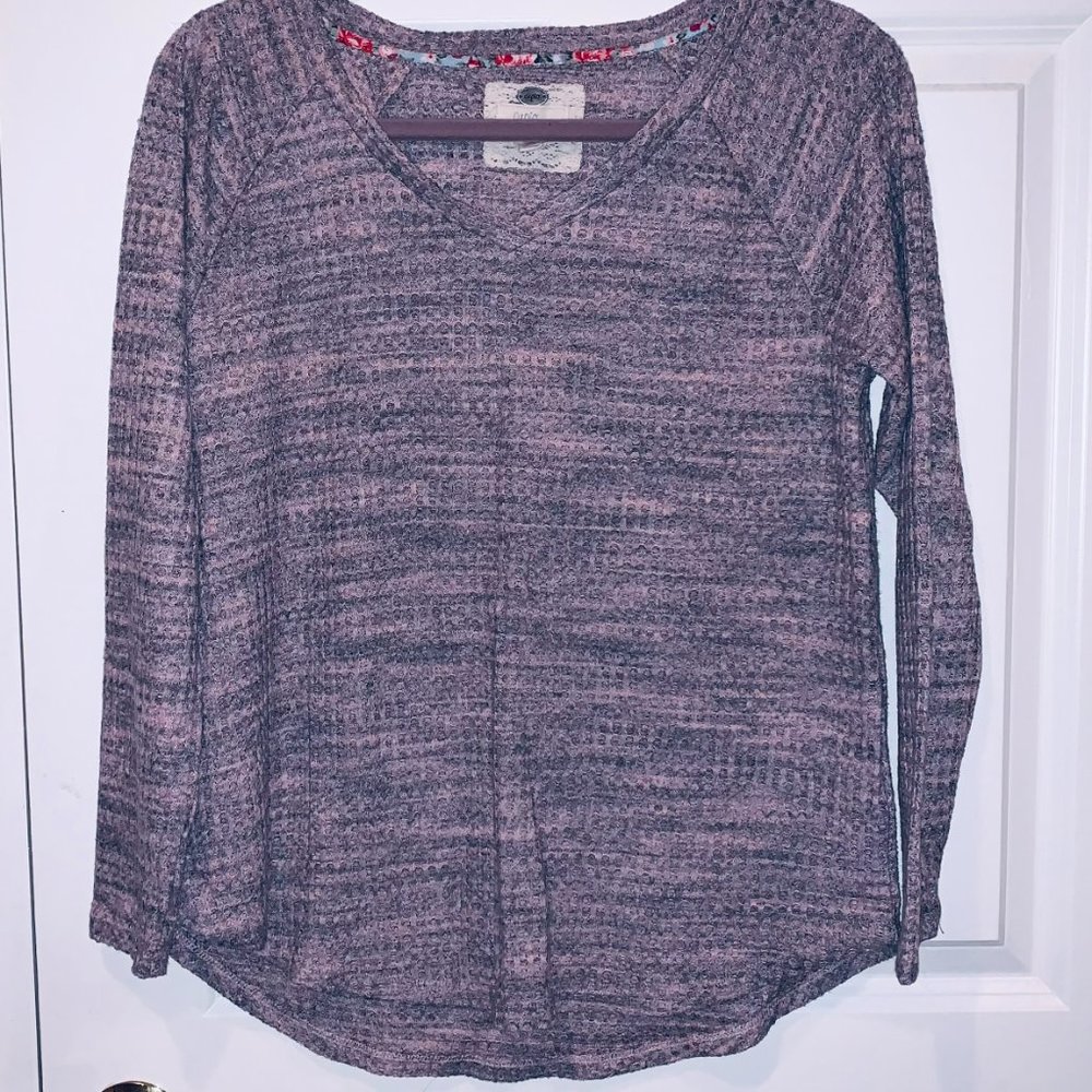 Cupio Blush Heathered Pink Thermal